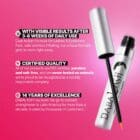 Stimulates Growth Dabalash is designed to strengthen and stimulate the natural growth of lashes and eyebrows, helping them grow longer, thicker, and more abundant.